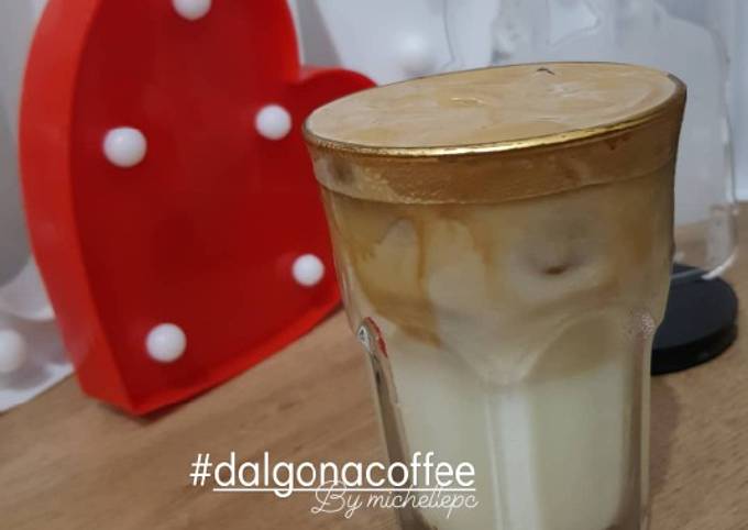 #4 Dalgona coffe tanpa mixer