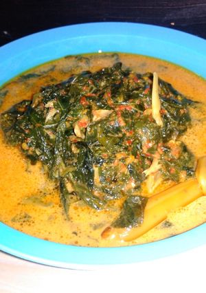 Foto resep Gulai pucuak ubi (daun singkong)