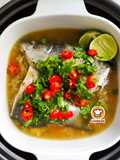 Ikan Siakap Stim Mudah