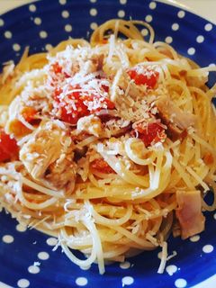 Foto di Pasta tonno, limone e parmigiano