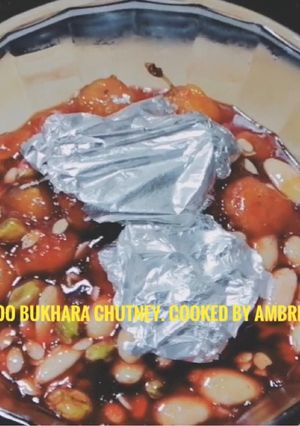 A picture of Aloo Bukhara Chutney Recipe 😋.