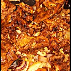 A picture of Pan grilled chicken.