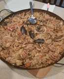Arroz con mariscos, plato principal