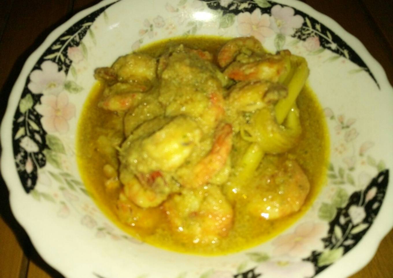 Udang masak bumbu bebek