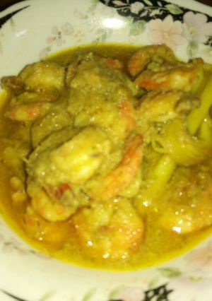 Foto resep Udang masak bumbu bebek
