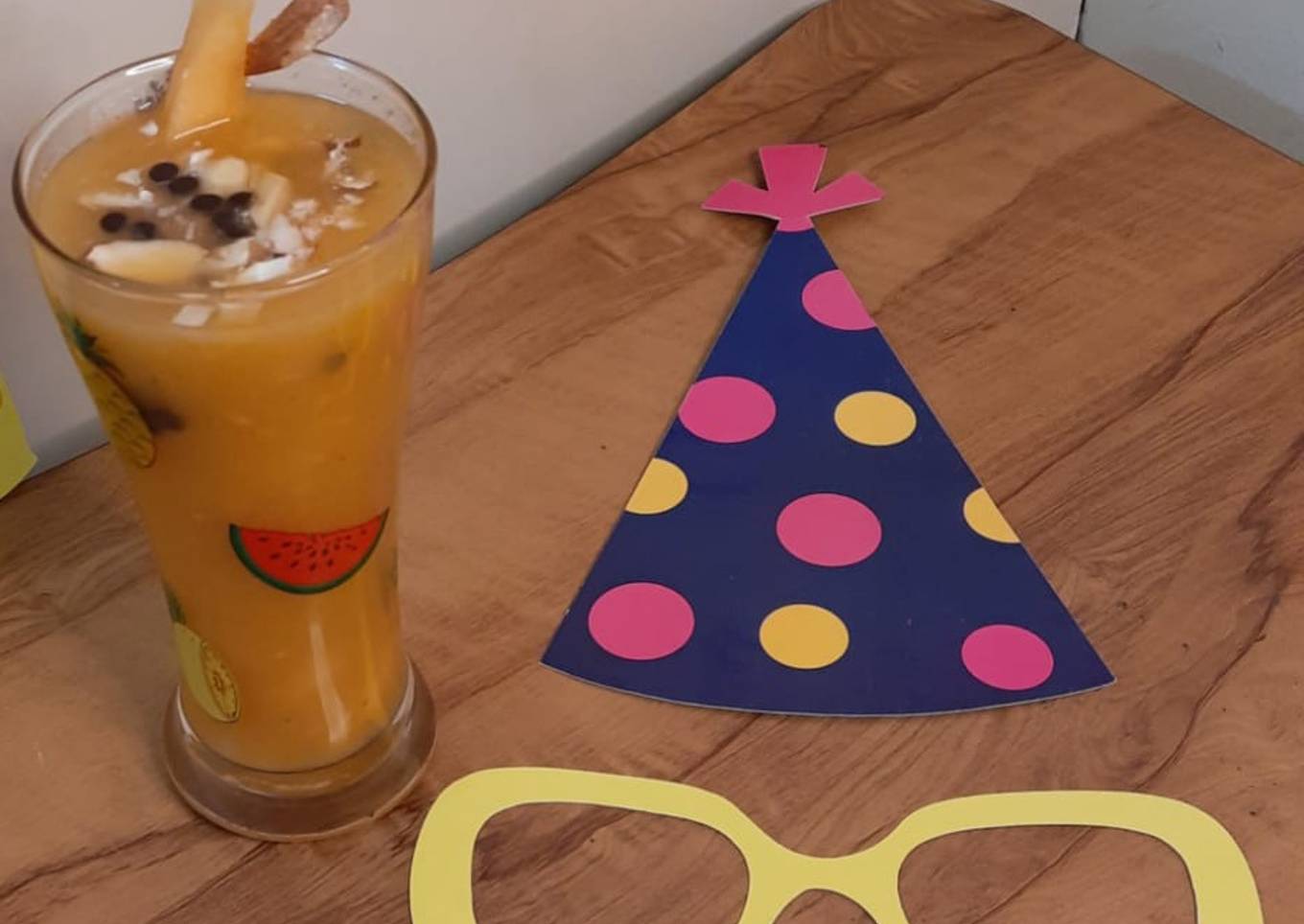 Orange and Muskmelon smoothie