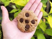 Una foto de cookies de harina integral
