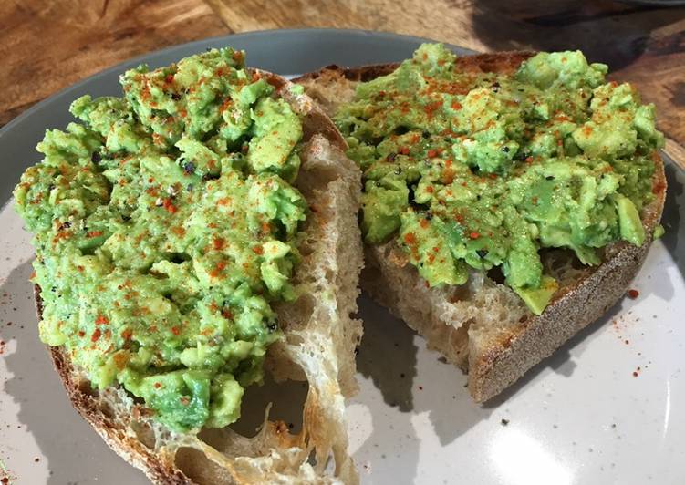 Recipe of Homemade Avocado on Toast