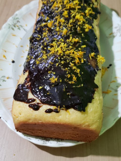 Una foto de Budín de naranja