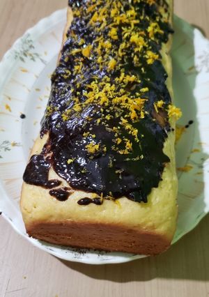 Una foto de Budín de naranja