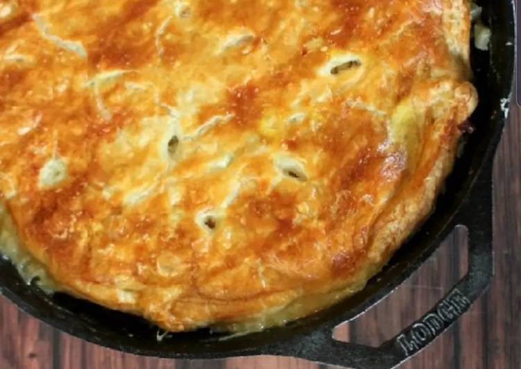 Grilled Chicken Pot Pie