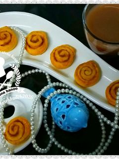 عکسی از دستور نان رول دارچینی آتنا