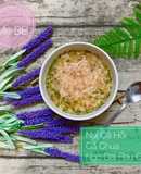 Ăn Dặm - Nui Cá Hồi Cà Chua Rau Quế