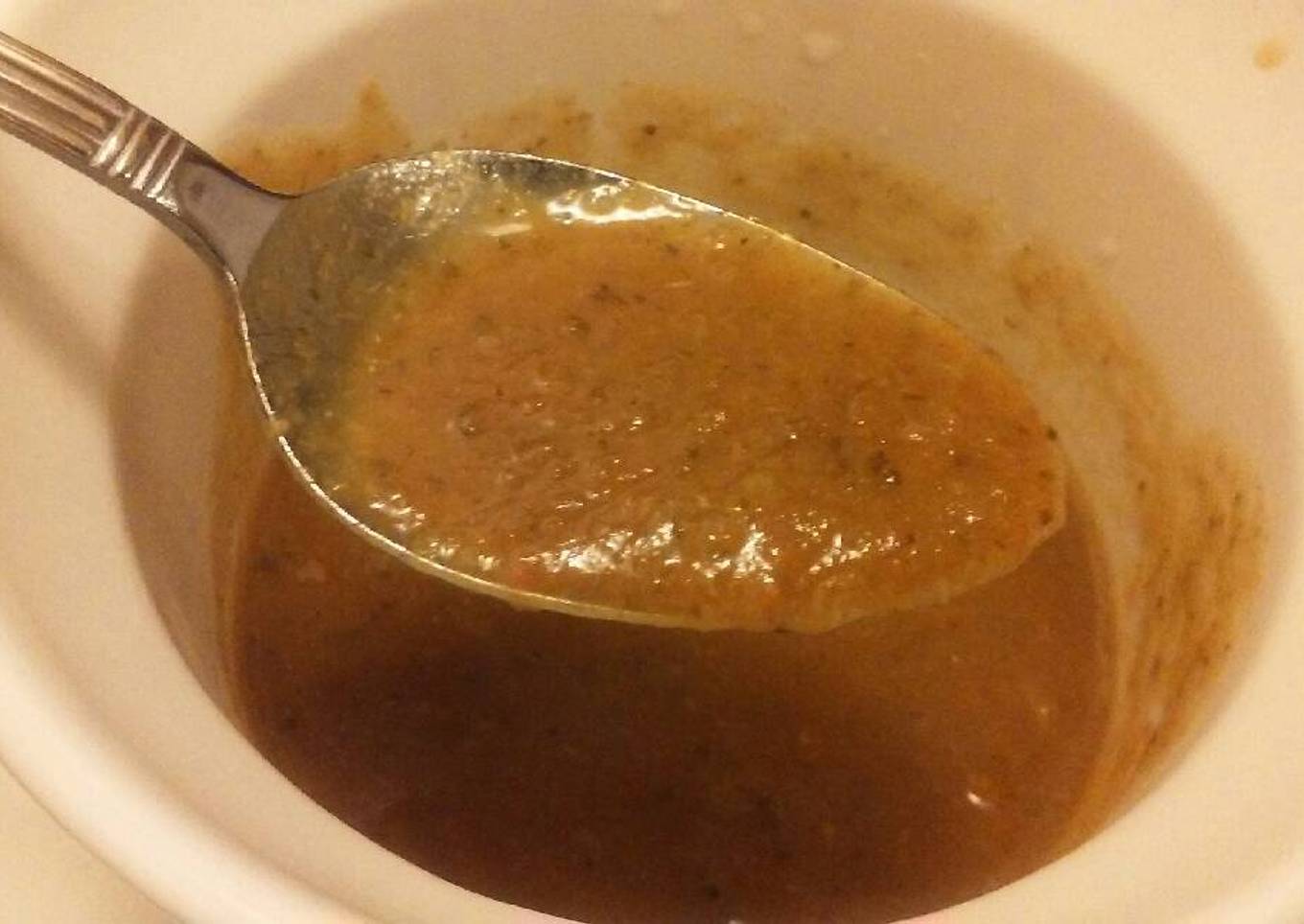 Roasted veggie soup