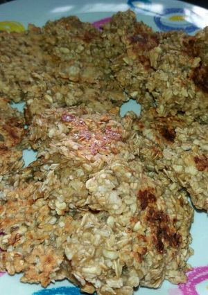 Una foto de Galletas de avena, miel y bananas