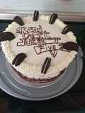 Tort cu cremă de oreo și cremă de cacao