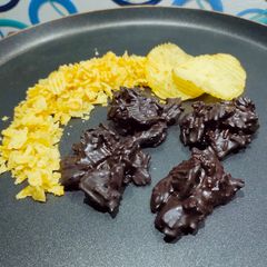 A picture of Crispy Potato Chocolate Rocks.