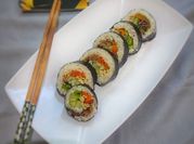 Gambar slice beef gimbap