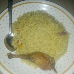 A picture of Simple fried rice.