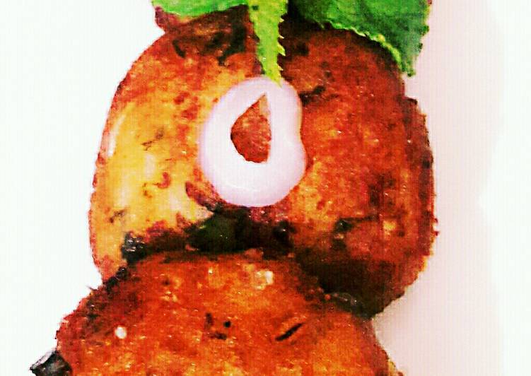 Sweet potato beetroot kebab