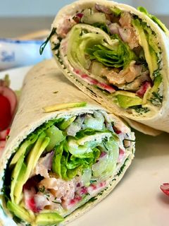Une photo de Wraps au tartare de saumon