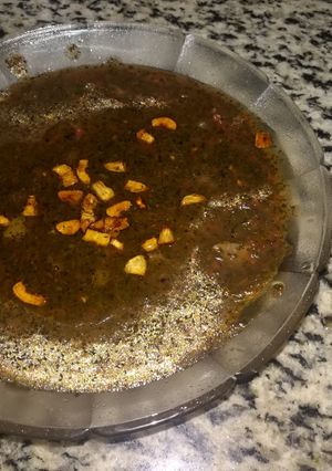 صورة لوصفة ملوخية ناشفة