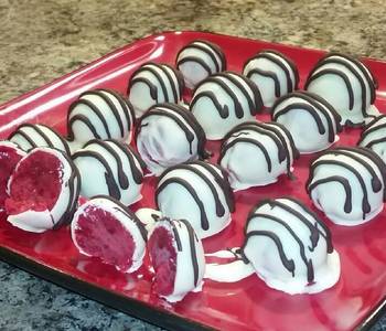 Without Fail Cooking Recipe Red Velvet Truffle Balls Delicious Simple
