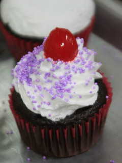 Una foto de Cupcake de chocolate