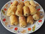 Una foto di ricotta paccheri