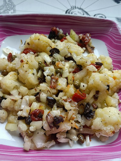 Una foto de Coliflor con salsa italiana