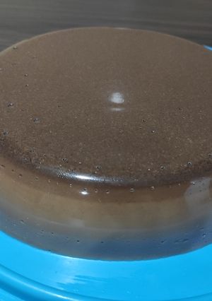 Una foto de Gelatina de chocolate