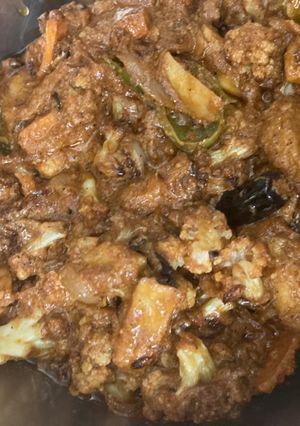 A picture of Dhaba style veg masala.
