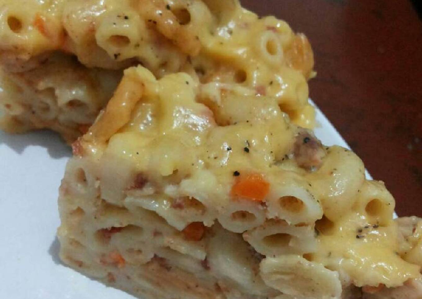 Macaroni Schotel Kukus Special For 'Darl B'Day.