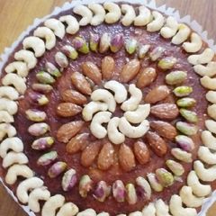 A picture of Dry fruit cake.