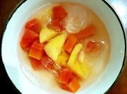 Gambar es buah kayu manis cengkeh