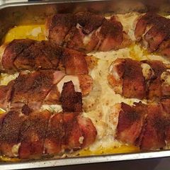 A picture of Stuffed & Wrapped Chicken Breasts.