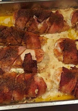 A picture of Stuffed & Wrapped Chicken Breasts.