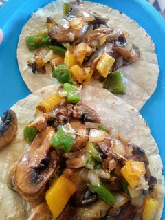 Una foto de 🍄Tacos de champignones🍄