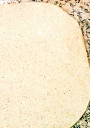 Una foto de Masa semi integral para tarta