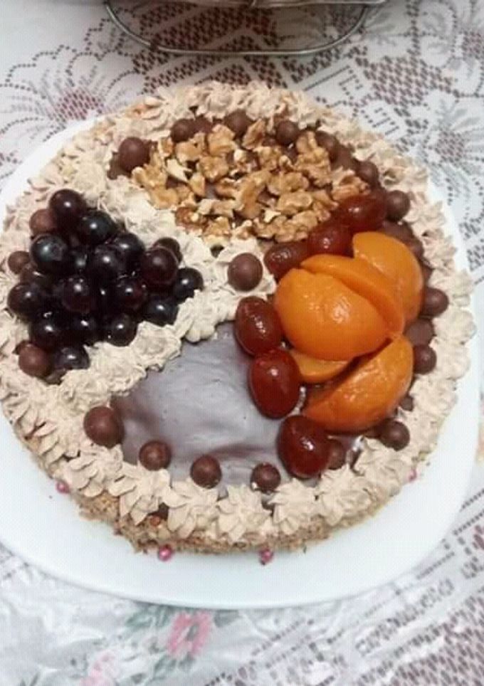 صورة لوصفة كيكة بموس الشوكولاتة