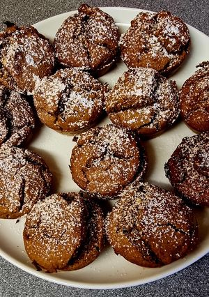 Sütőtökös zablisztes muffinok recept fotója
