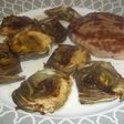 Hamburguesa de ternera y alcachofas a la plancha