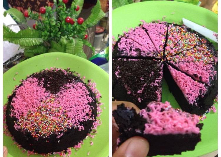 Resep Brownis kukus oreo, Enak Banget