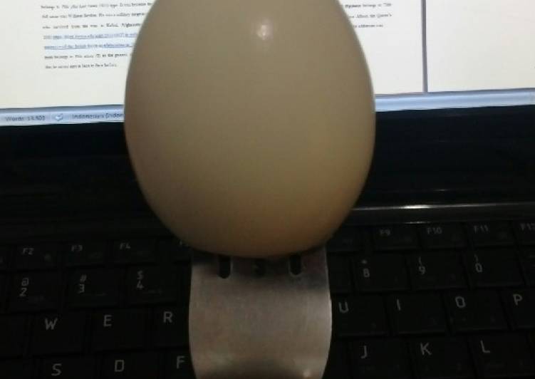 Bagaimana Membuat Telur Rebus DEBM, Sempurna