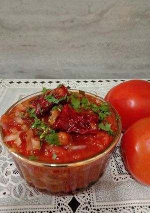 A picture of Tomato chutney.
