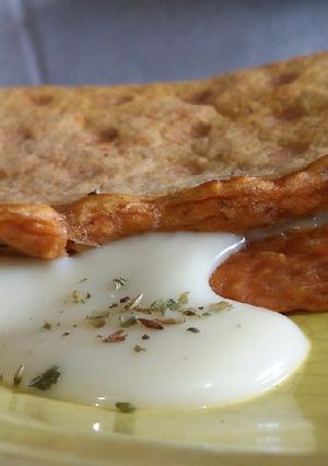 Una foto de Pancake de zanahoria