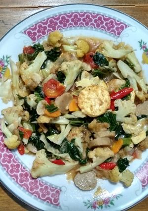 Foto resep 66.Sapo tahu sayuran