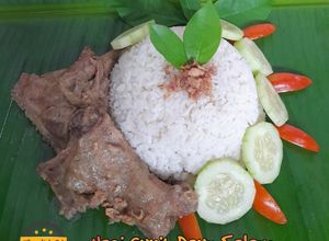 Foto resep Nasi Gurih Daun Salam