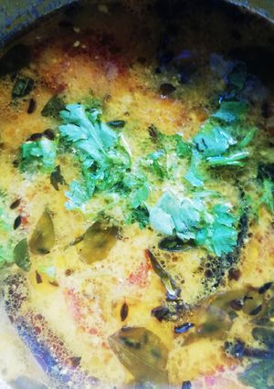 A picture of Gujarati kadhi.