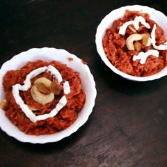 A picture of Sugar free gajar ka halwa.